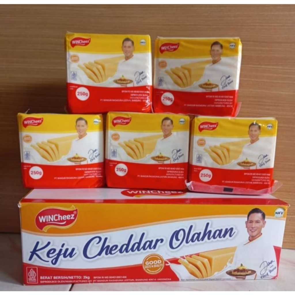 

Keju Wincheez Cheddar Olahan 250gr
