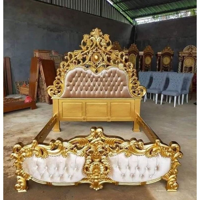 DIPAN UKIR BAGONG TEMPAT TIDUR UKIR KAYU JATI MODEL BAGONG RANJANG DIPAN UKIR JEPARA