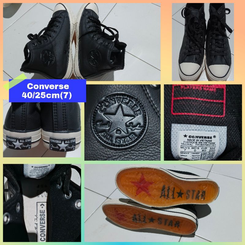Converse 70s Leather Black second