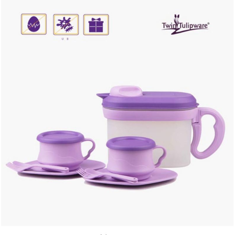 medium tea set tulipware