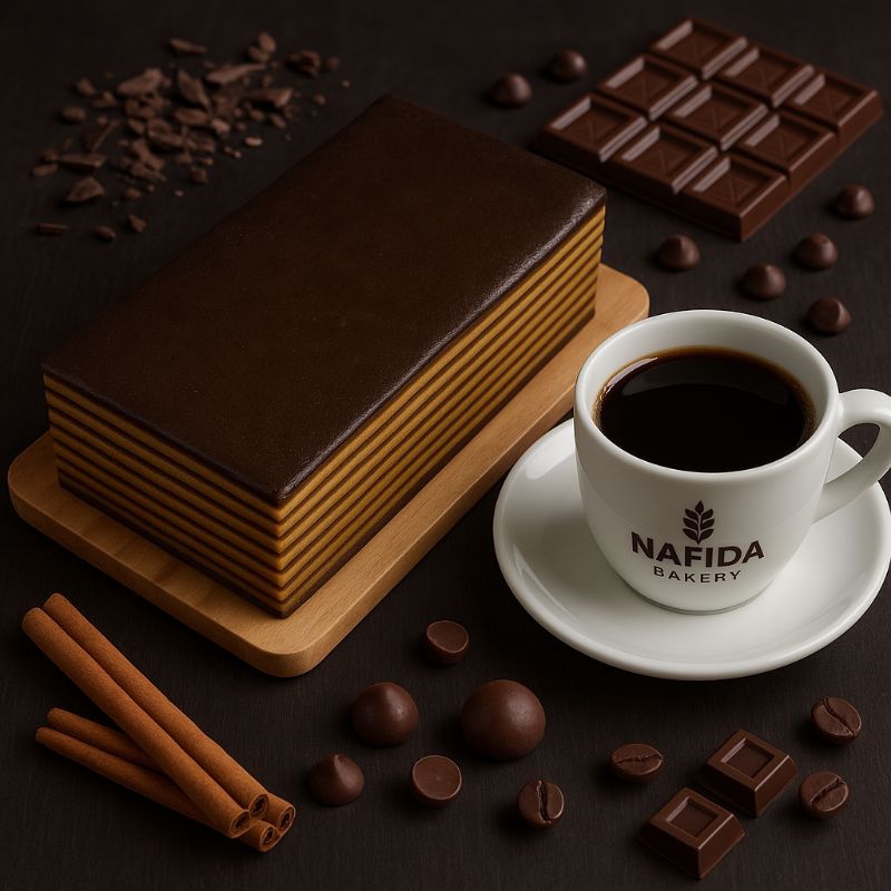 

Lapis legit coklat, 20x10 cm ( Halal )