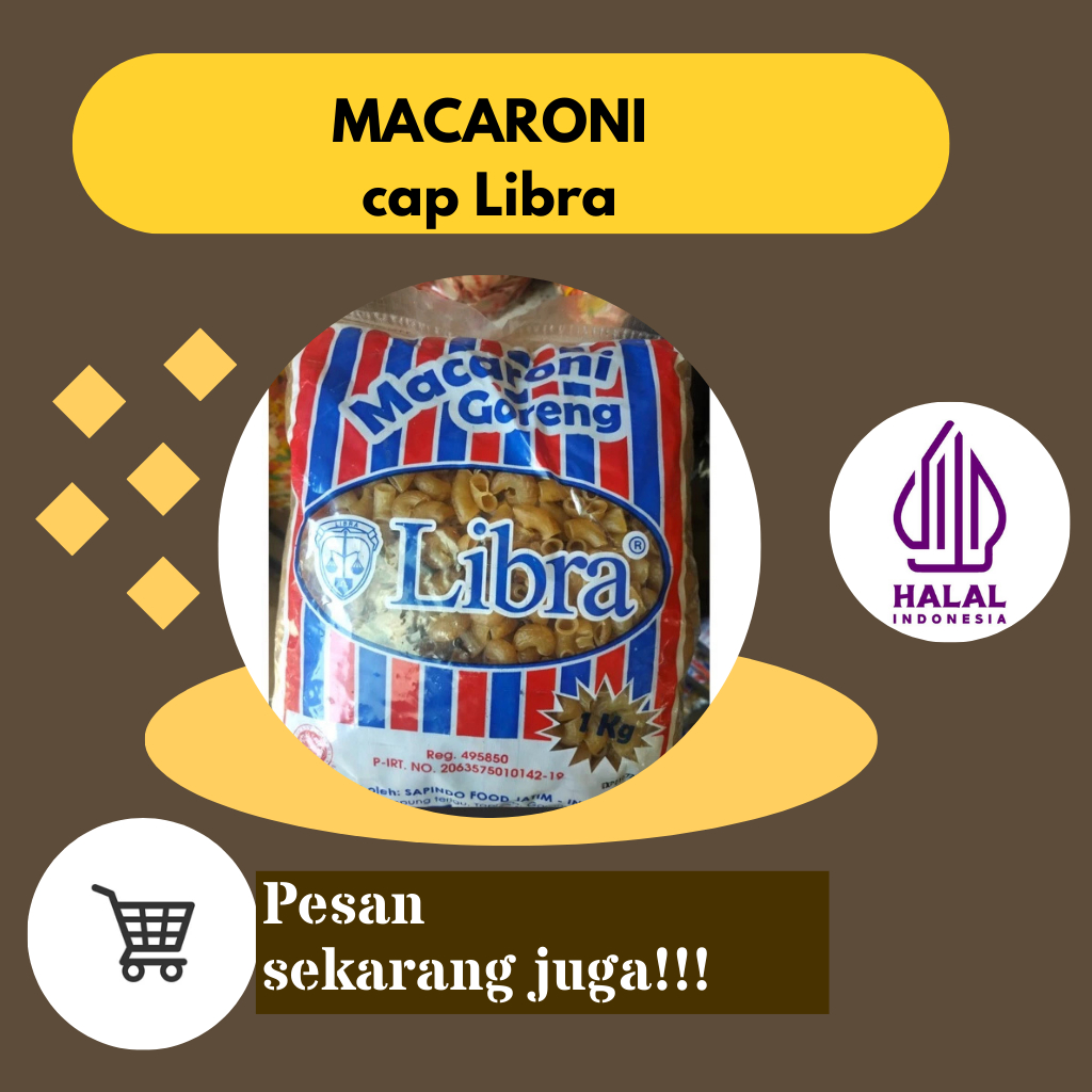 

Makaroni macaroni rasa original cap Libra