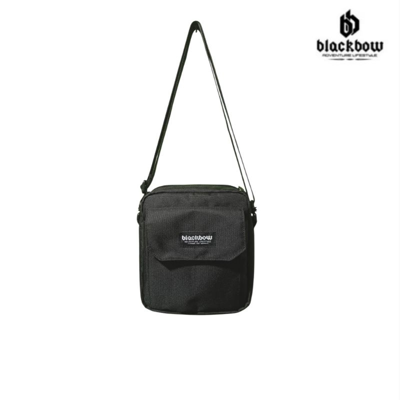 Tas selempang pria warna hitam sling bag