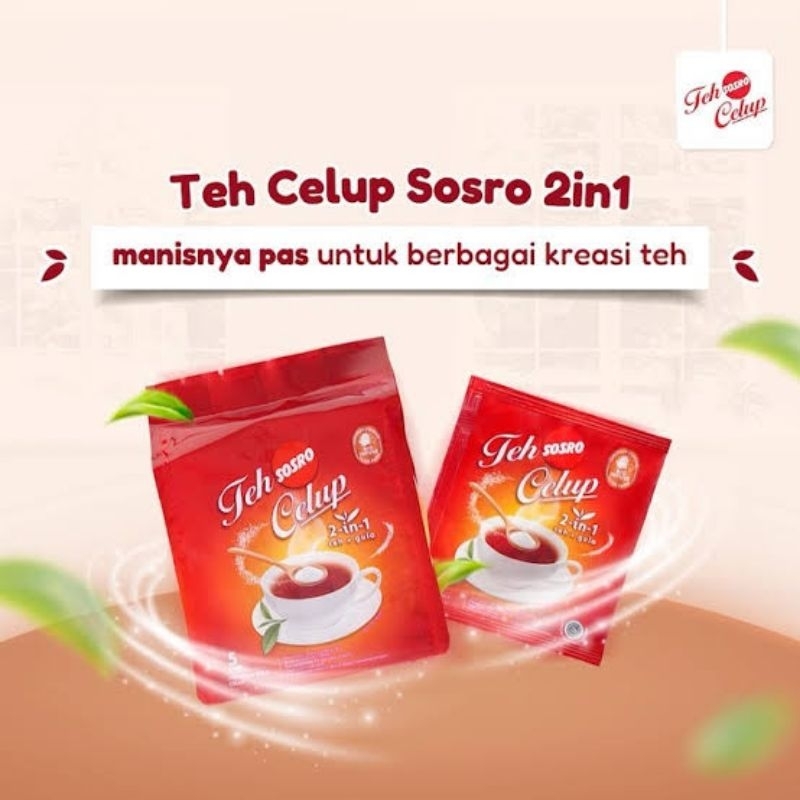 

Teh Celup Sosro 2 in 1