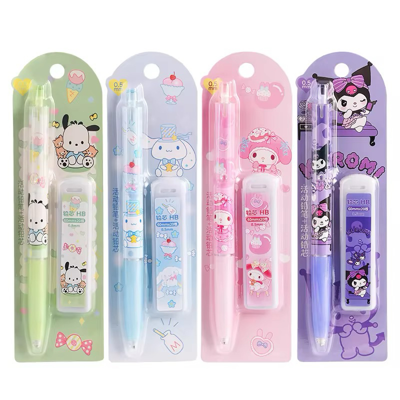 

PENSIL MEKANIK Pensil Anak Anak Motif SANRIO (FREE REFILL ISI PENSIL)
