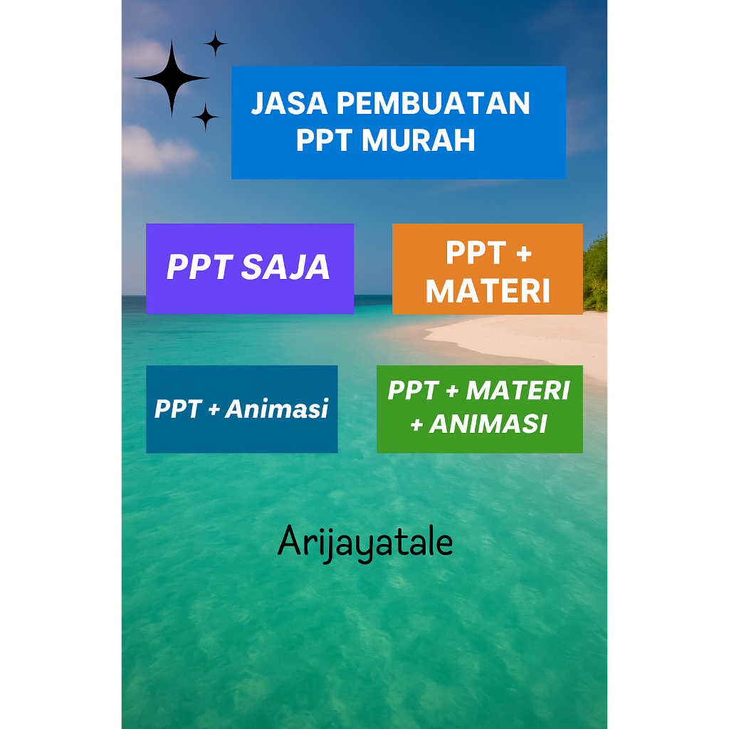 JASA PEMBUATAN PPT MURAH ELEGAN CEPAT
