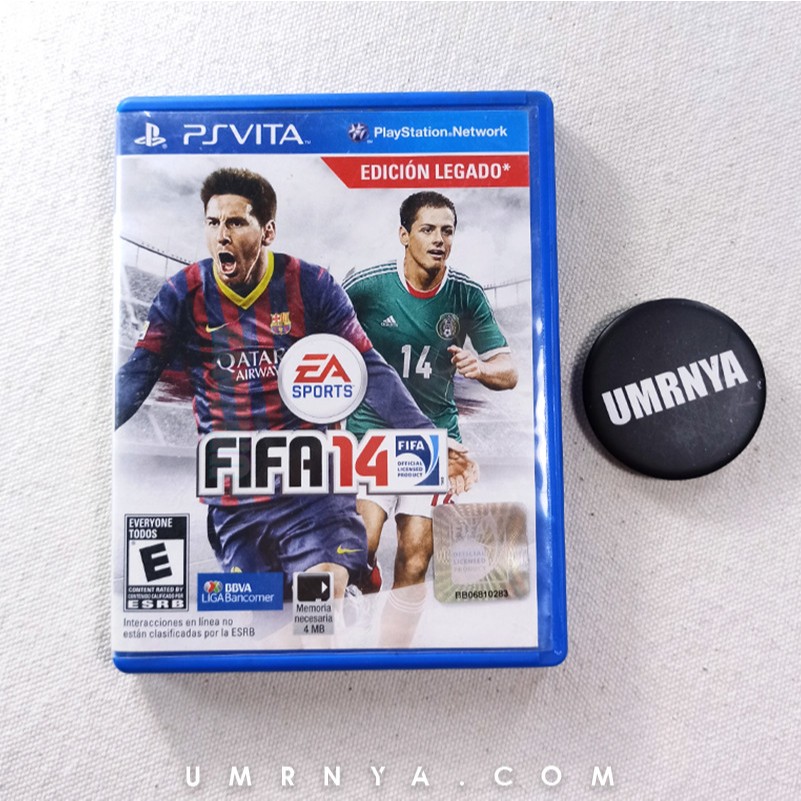 Kaset Game PSvita Fifa14 Games Fifa 14 PS Vita Pes Bola Soccer Playstation