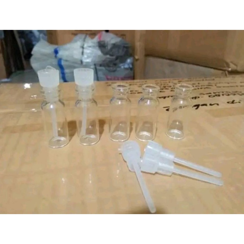 Botol Tester Pinicilin 3ml Botol Vial isi 1pcs Plus tutup KODE U8U7