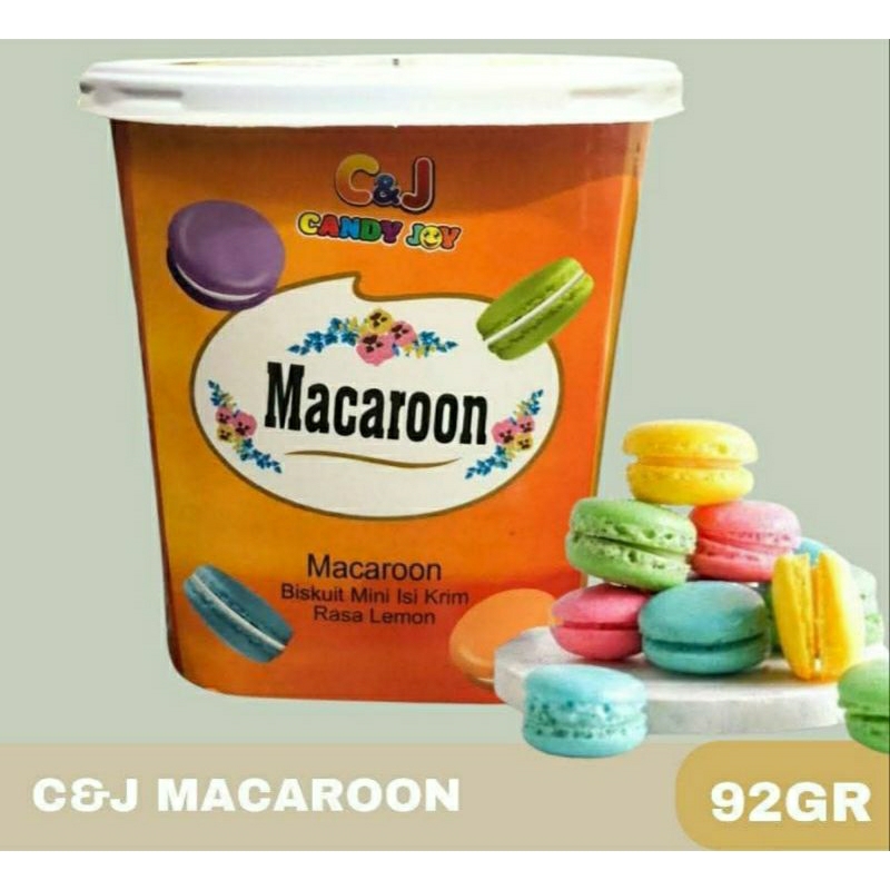 

Macaroon Biskuit Mini isi krim 20 Pcs