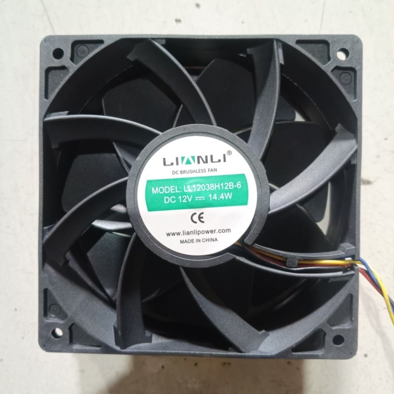 KIPAS HIGH SPEDD 12X12.CM 12V 1.75A/ 14.4A TEBAL 3.7CM