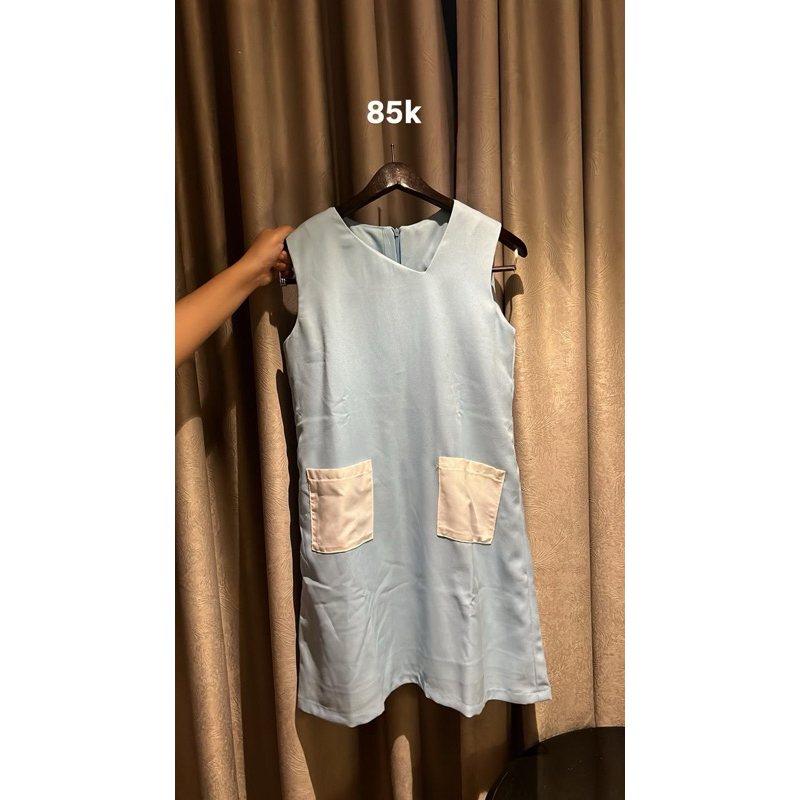 light blue dress sleeveless