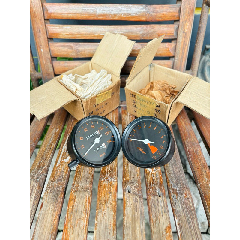 Speedometer Bulat Honda GL100 Tahun Tua GL125 Platina 1979 79Style
