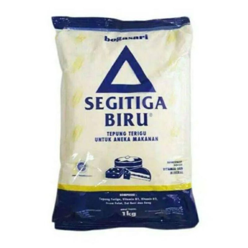 

Tepung Segitiga Biru Kemasan 1Kg Bahan Kue Premium