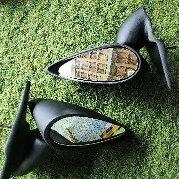 Spion mobil Custom kaca cembung model lambo cocok untuk Futura,T120ss (1set 2 pcs)