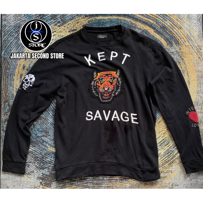 Crewneck Tiger Zara Man Collection