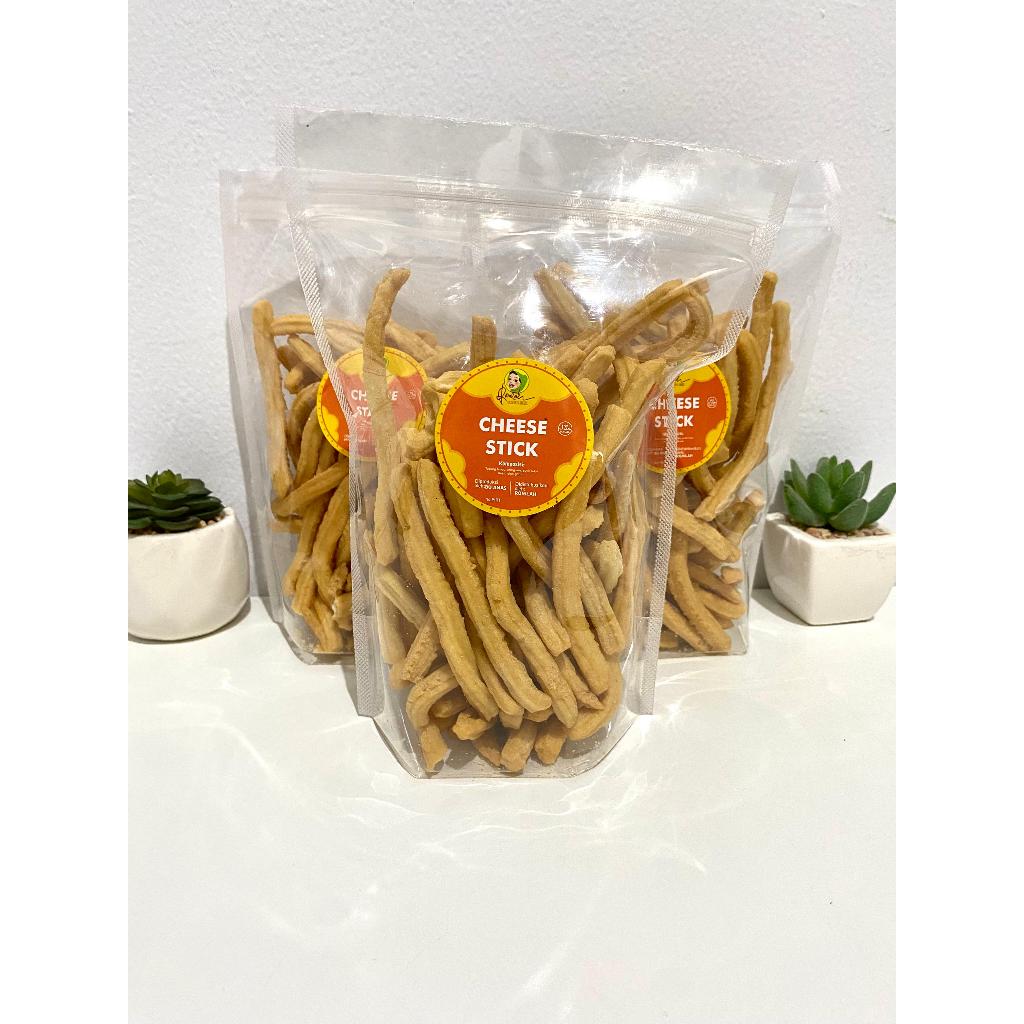 

Romlah - Cheese Stick Premium | Stick Keju Asli Renyah 200gr | Best Seller Mpok Romlah