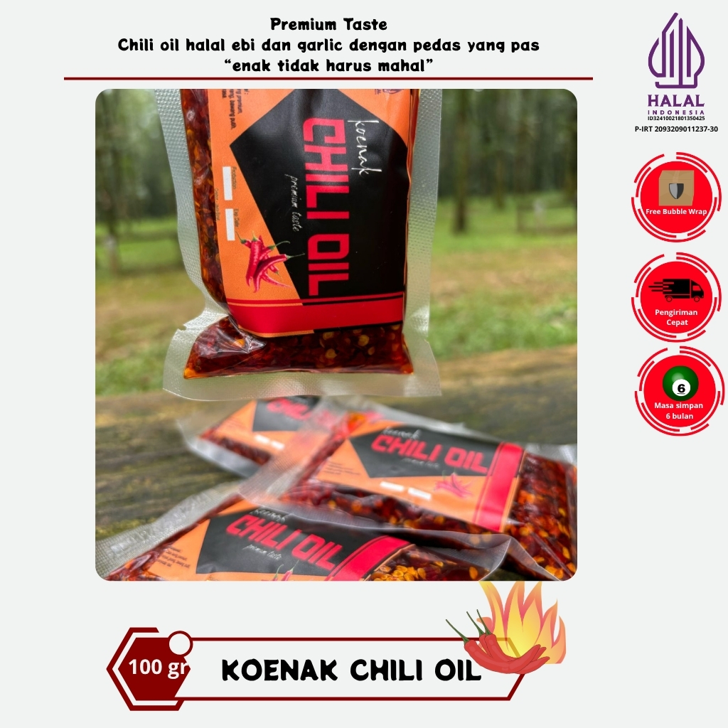 

Paket hemat koenak chili oil buy 5 gratis 5