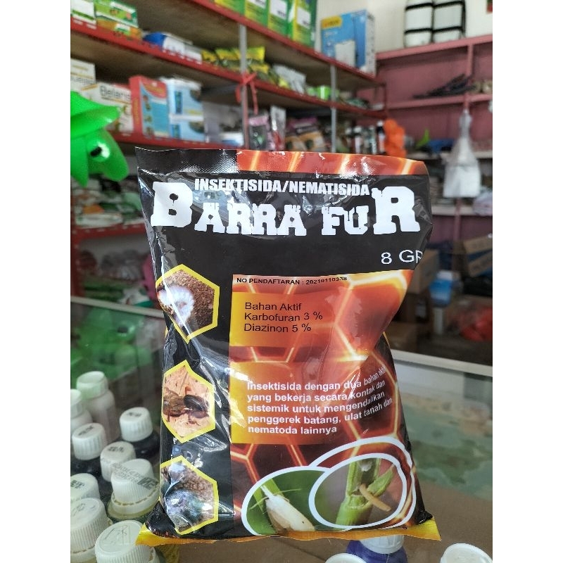 [Beli 3 Bonus 1 Kaos] Barra Fur 8GR (1 Kg) - karbofuran 3% + diazinon 5%