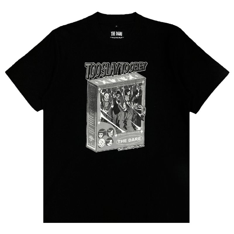 Tshirt THE DARE - TOO SLAY TO OBEY Black | The Dare Official Merchandise