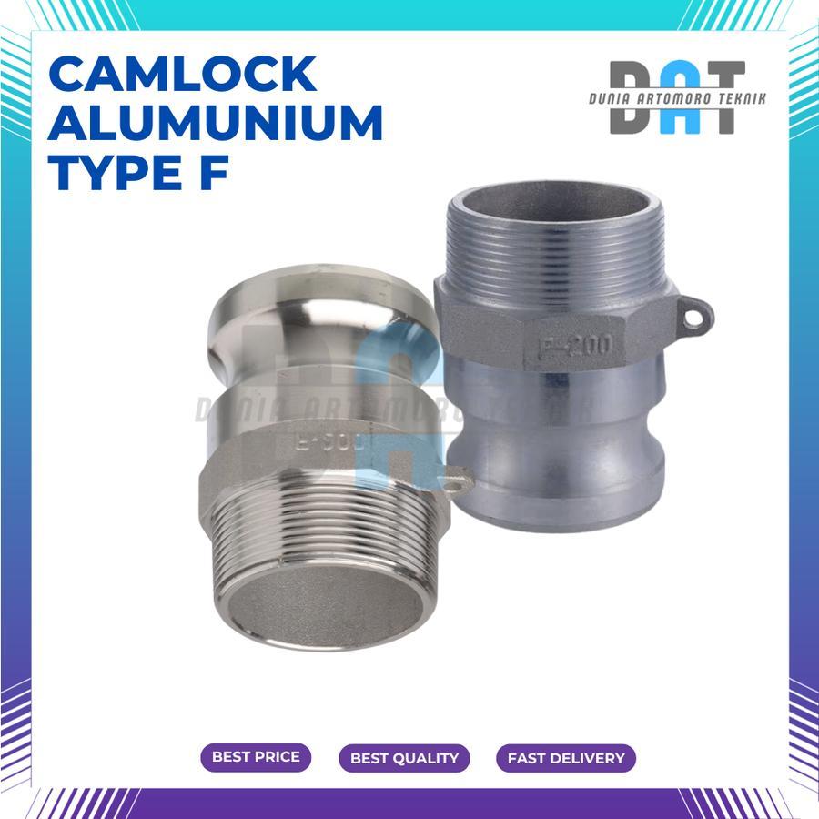 4" Camlock Alumunium Type F / Coupling Almunium Camlock Alumunium Type F 400 Size 4 Inch