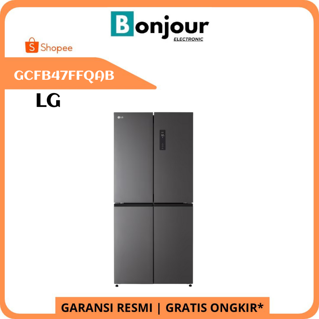 Kulkas 4Pintu LG GCFB47FFQAB LG Multi Door GCFB47FFQAB 470L