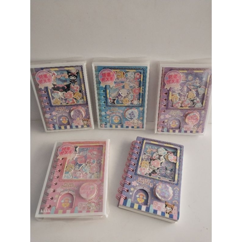 Note Book Sanrio Gacha/Gacha Note Book/Notes SanrioGacha/Buku Tulis Sanrio Gacha/Note Book Mesin Gac