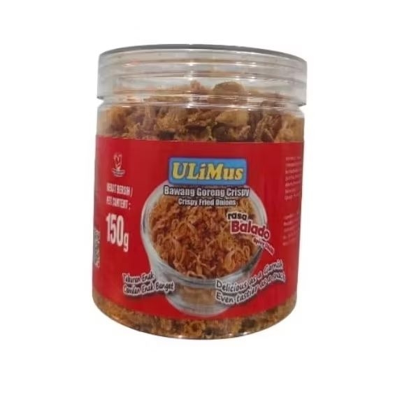 

Ulimus Bawang Goreng Crispy Balado 150gram