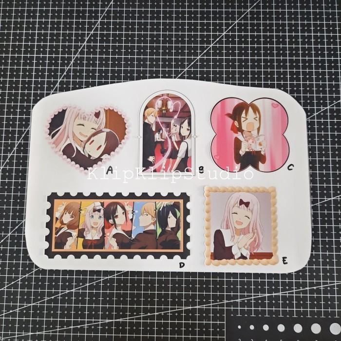 

Sticker Anime Kaguya Sama Love is War Jepang Japan KK - K3D
