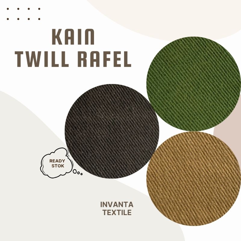 KAIN TWILL RAFEL 150X45 /KAIN TWILL RAFEL TERMURAH