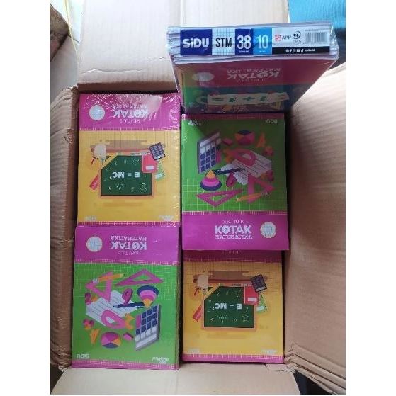 

BUKU TULIS MATEMATIKA SIDU 38 LEMBAR SINAR DUNIA 1 PACK(10 PC) / BUKU KOTAK SIDU / BUKU SEKOLAH