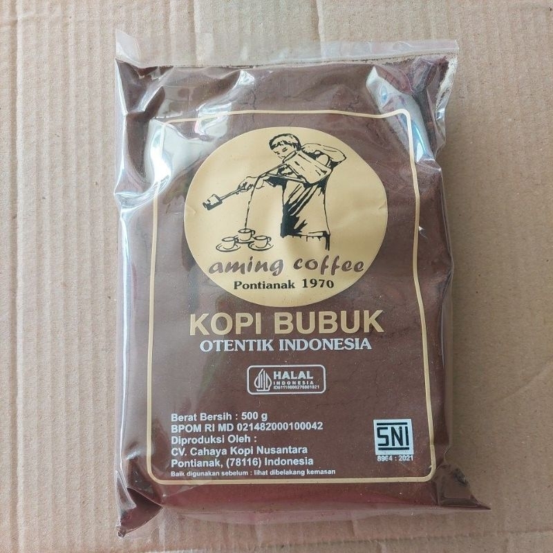 

Kopi Aming 500 gr Khas Pontianak Original