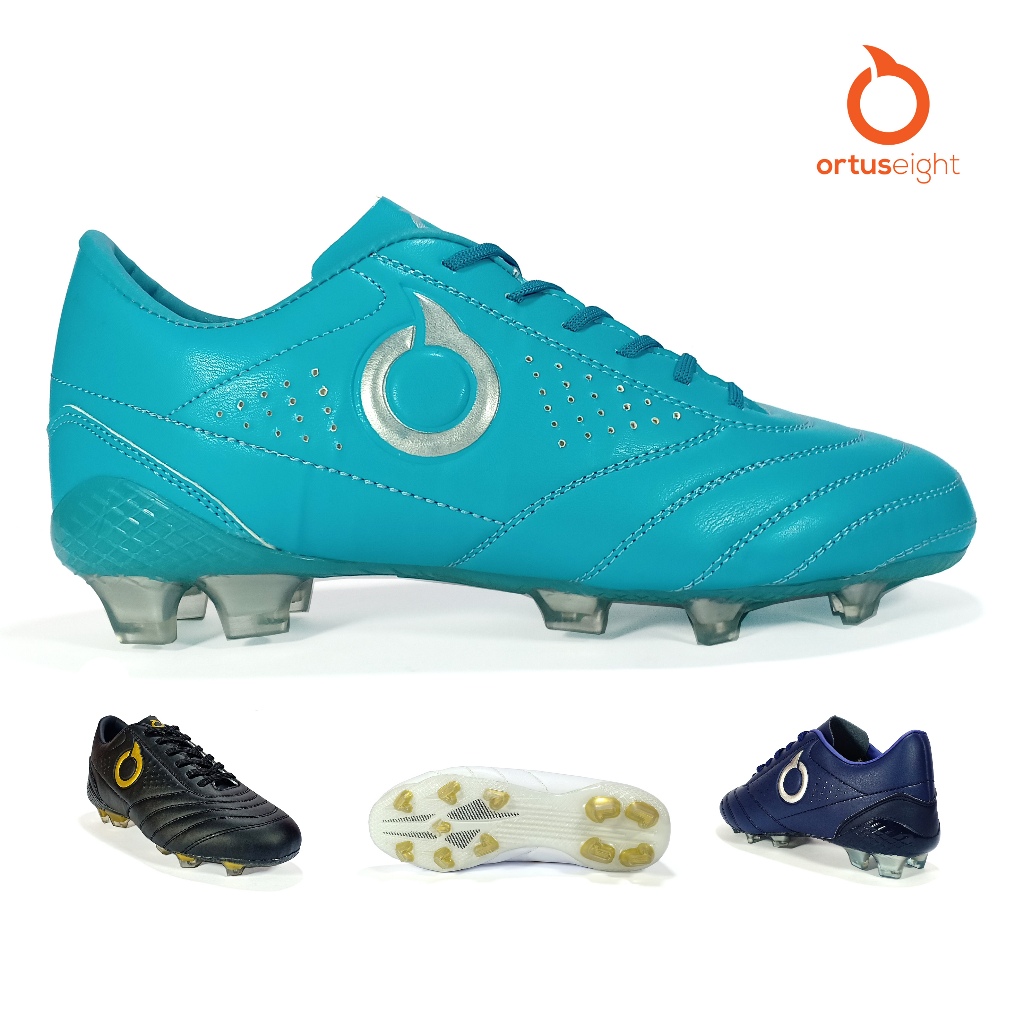 Sepatu Bola Ortus Eight Model Classic type Sol Bening daya cengkram kuat warna Biru Terbaru