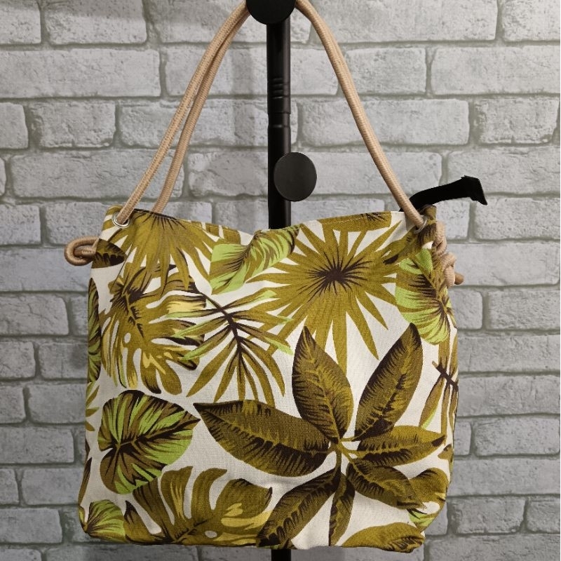 Tas Tote bag kanvas Tali sumbu
