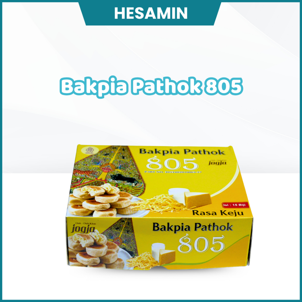 

Bakpia 805 Jogja | Aneka varian rasa - Isi 10, 15 & 20