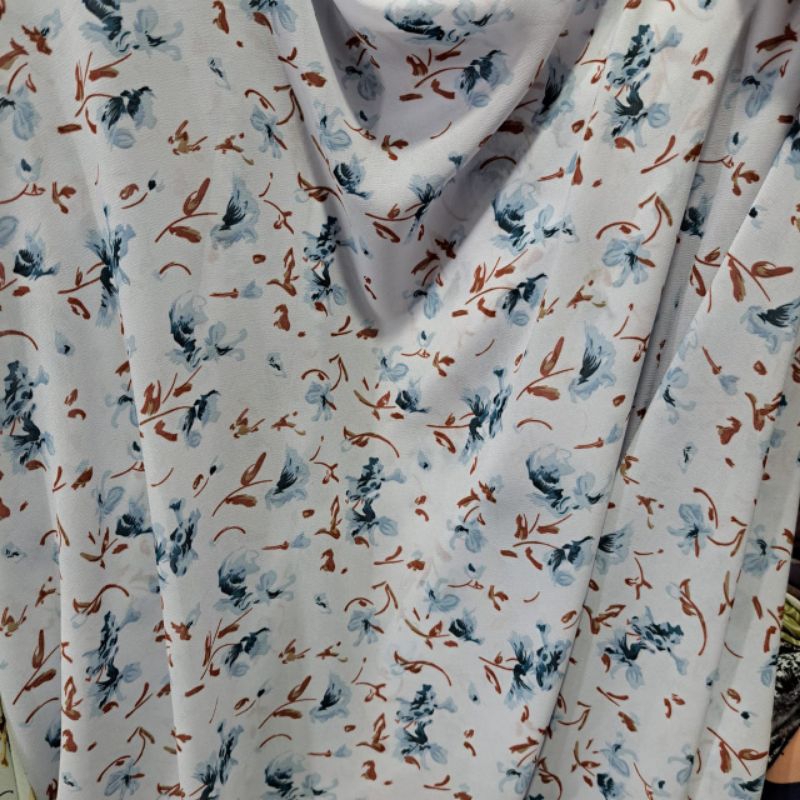 kain Ceruty motif - kain ceruti motif bunga - kain ceruti premium - kain sifon Ceruti