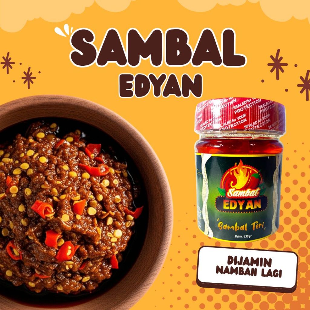 

SAMBAL TERI/SAMBAL EDYAN 130g