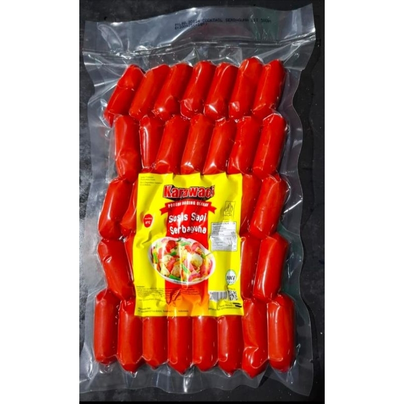 

Sosis Cocktail Serbaguna Karawaci 500 Gram