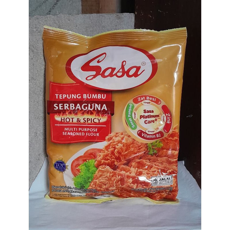 

Sasa Tepung Bumbu Serbaguna Hot & Spicy / Bumbu Instan