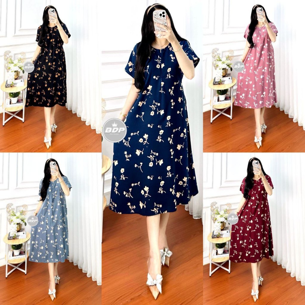 Razka colletion-Daster rayon premium motif BDP - Daster kekinian - Daster busui