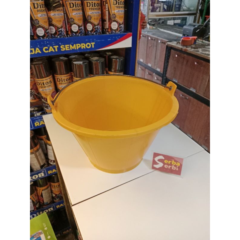 (KUNING EMBER COR) Ember tukang serbaguna 14liter Malaysia