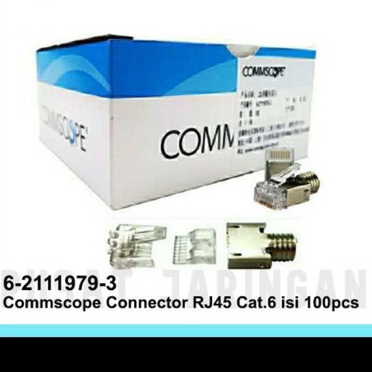 COMMSCOPE AMP 6-2111979-3 Connector RJ45 cat 6 AMP Konektor RJ45 Cat-6