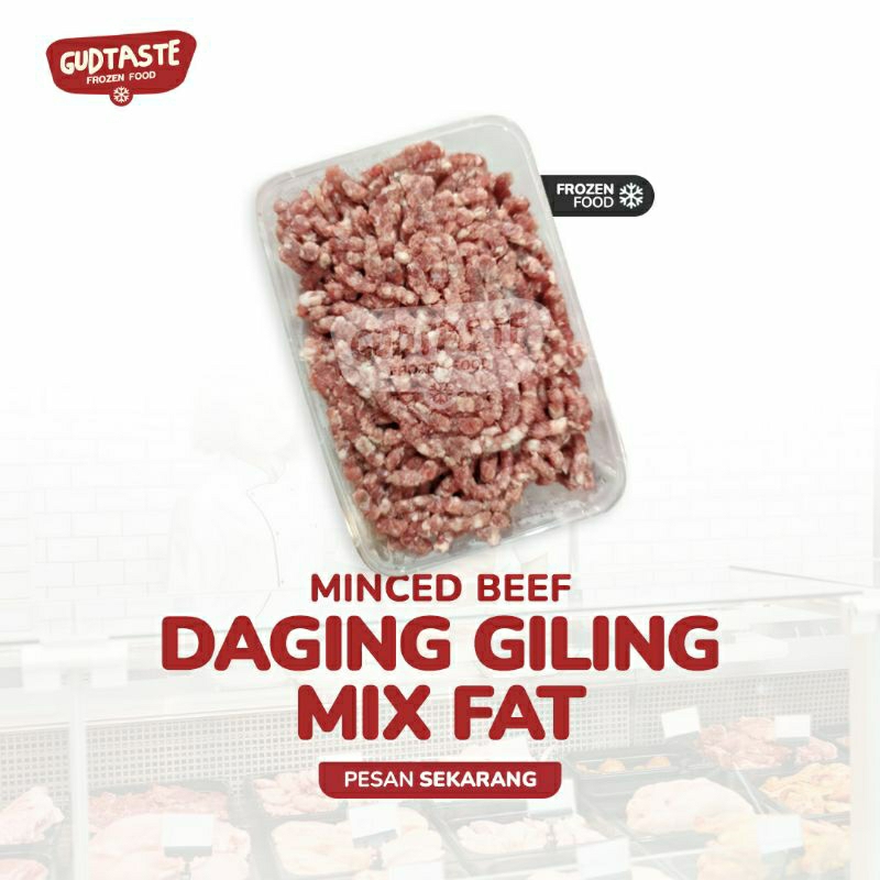 

Daging Giling Mix Fat - Mix Fat Minced Beef 500 Gram - Daging Giling - Miinced Beef - Beef Surabaya