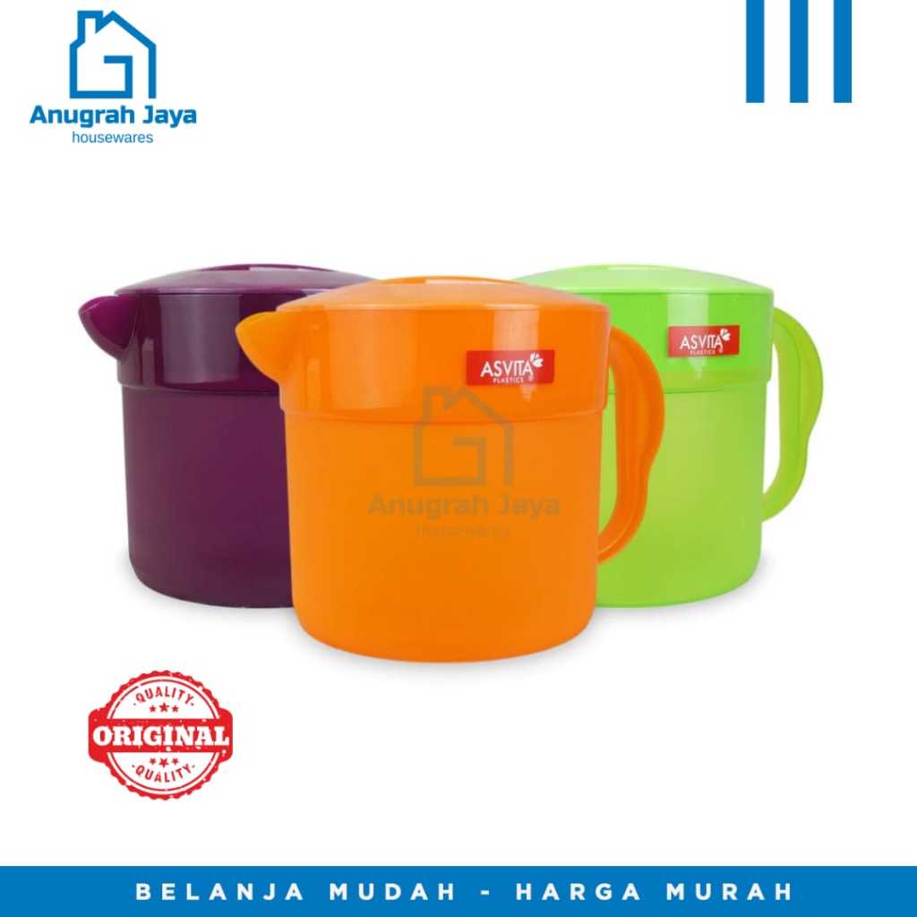 ASVITA Teko Air Sahara 2 Liter Water Jug Eskan Wadah Minum Food Grade WJS 2.0