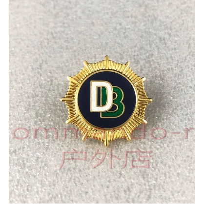 US DETECTIVE BEAURE DB Brooch Badge Lencana