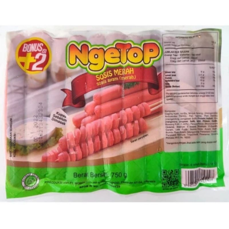 

Ngetop sosis ayam merah 750g