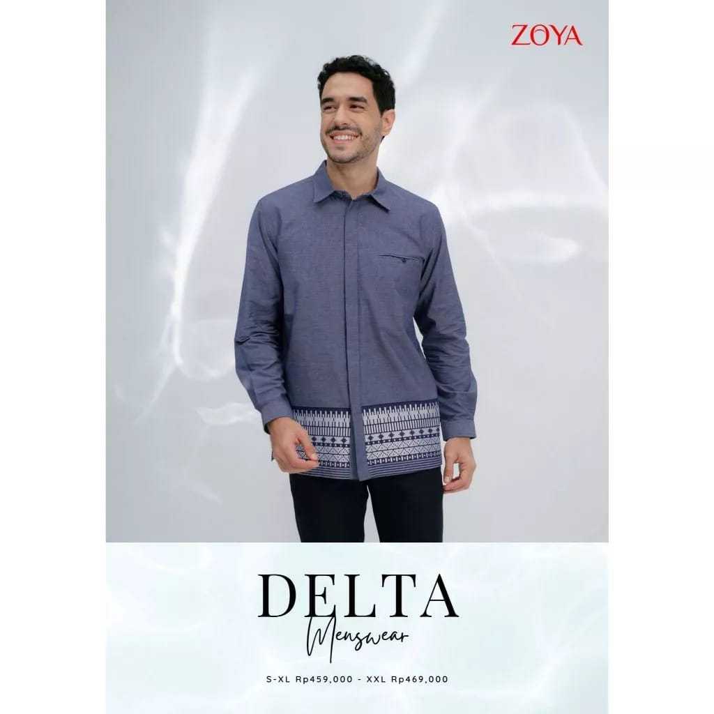 ZOYA DELTA MENSWEAR KOKO PRIA LENGAN PANJANG