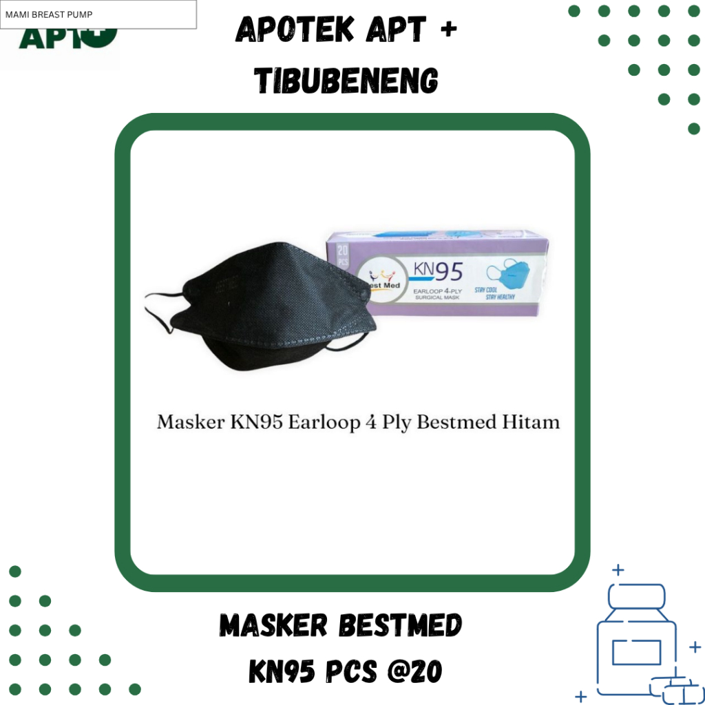MASKER BESTMED KN95 PCS @20