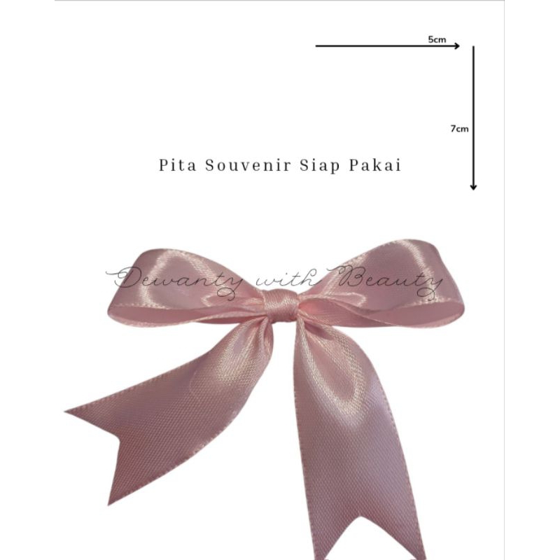 

Pita Souvenir siap pakai