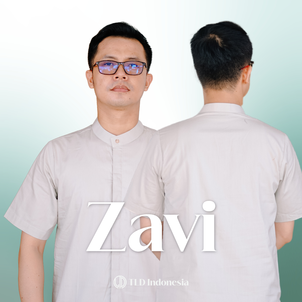 TLD | Zavi Baju Koko Pria Lengan Pendek Plain Bahan Katun poplin tokai