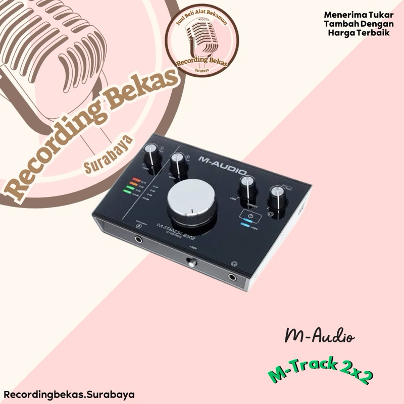 Soundcard M-Audio M-Track 2x2 (Bekas)